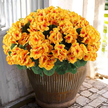 EverBloom – Flores de Geranio Artificiales para Exterior