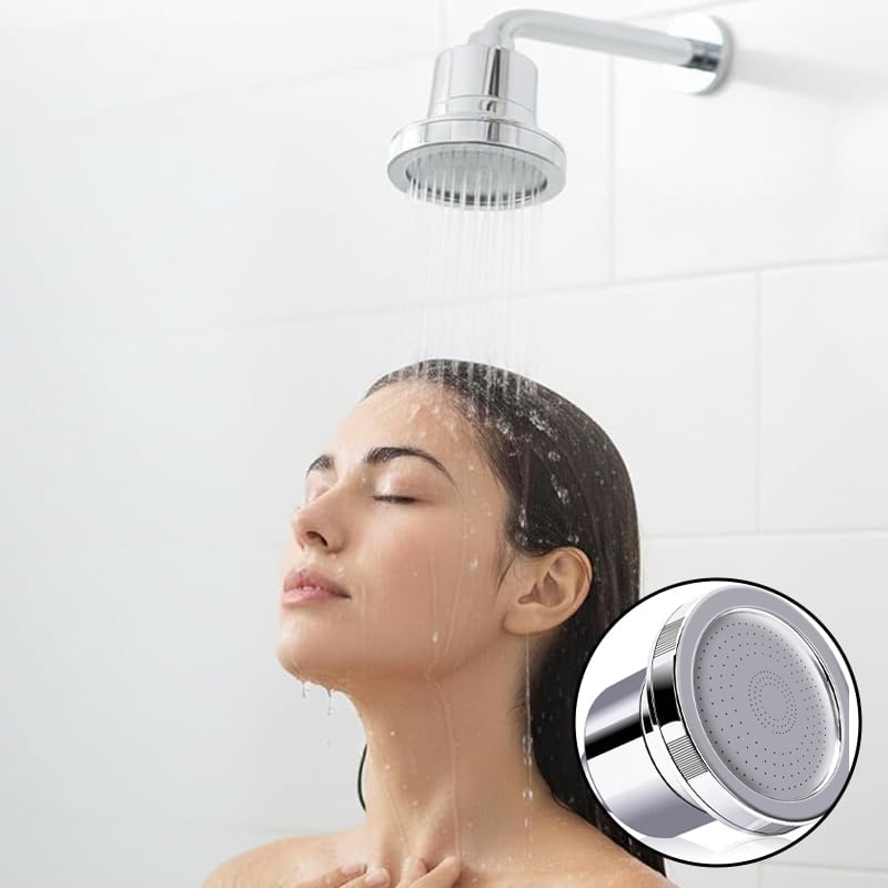AquaFlow – Cabezal de ducha de alta presión de acero inoxidable