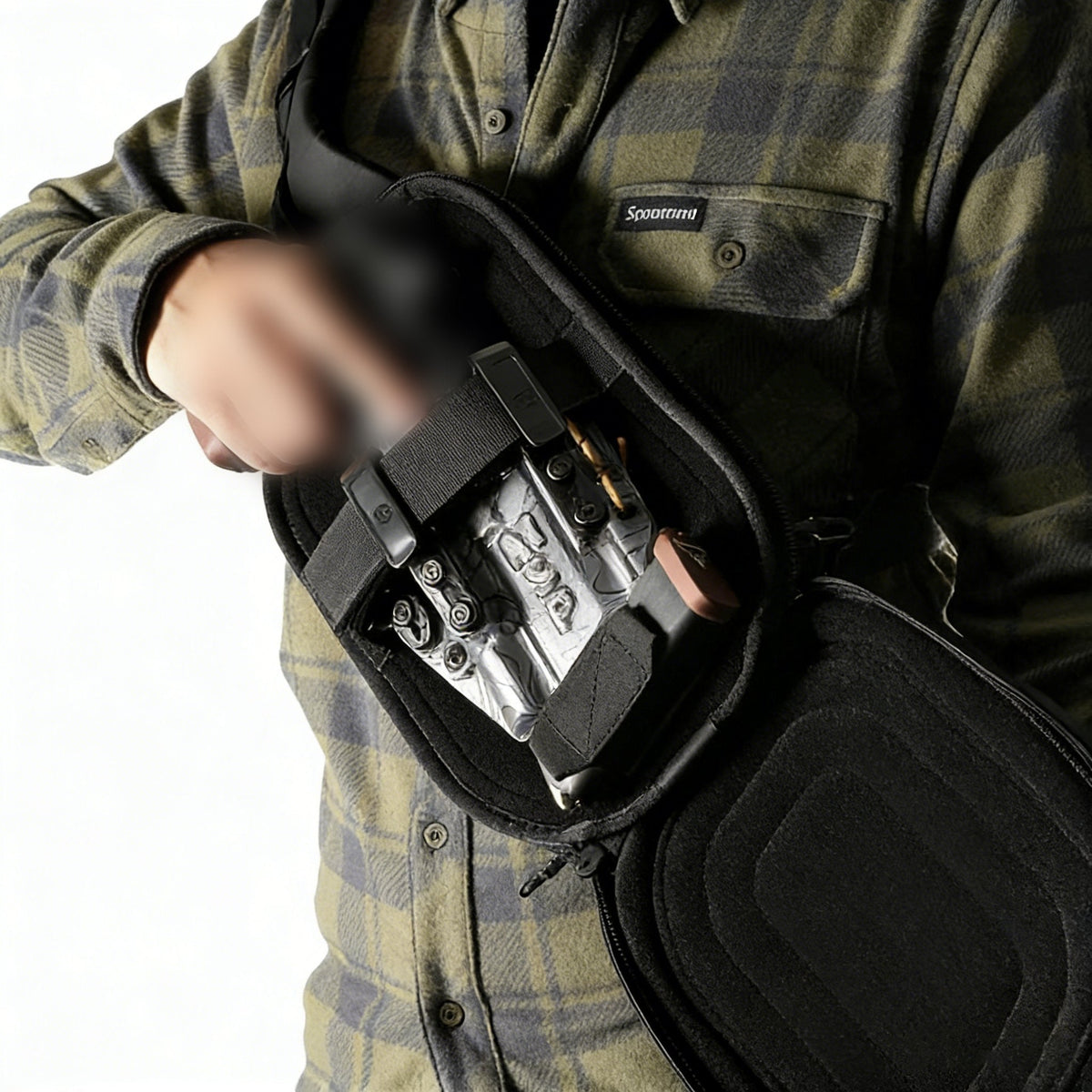 ShadowPack – Bolso bandolera táctico para porte oculto