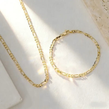 Veloura | Juego de joyería de 2 piezas en oro de 18K