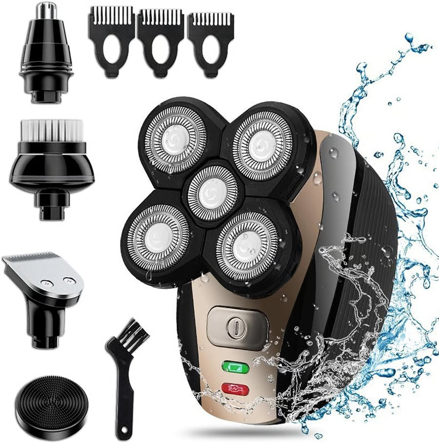 GroomFlex | Kit de afeitadora eléctrica 4D 5 en 1
