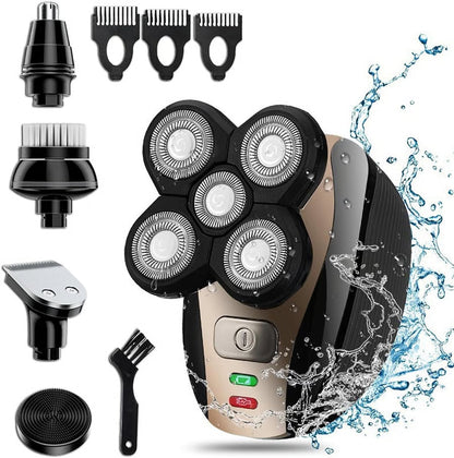 GroomFlex | Kit de afeitadora eléctrica 4D 5 en 1