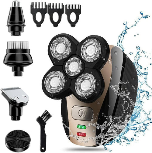 GroomFlex | Kit de afeitadora eléctrica 4D 5 en 1