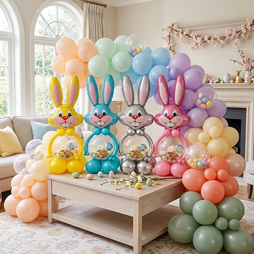 HappyHop – Osterhasen-Ballon-Party-Set
