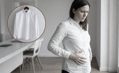 LunaGrace – Blusa con cuello en V y mangas abullonadas