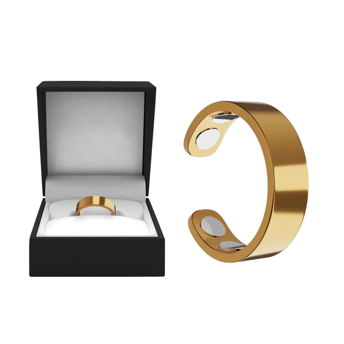 MagnaLuxe – Eleganter Magnetring aus Edelstahl
