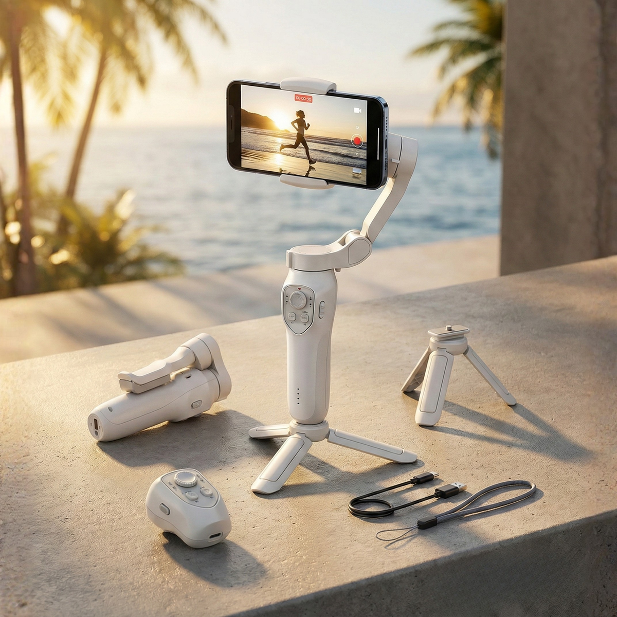 VibeShot: estabilizador con inteligencia artificial y seguimiento inteligente