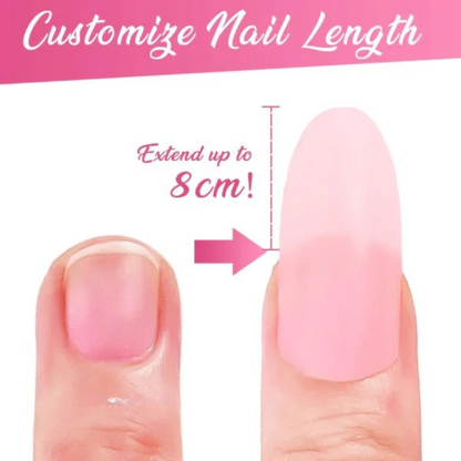 SilkGlow - Fiberglas-Set für Nagelverlängerungen (10-teilig)