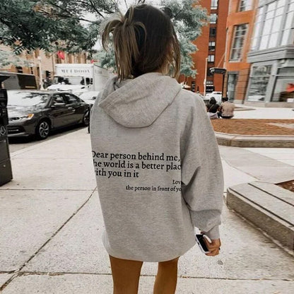 Sudadera WarmWords: bondad que puedes vestir