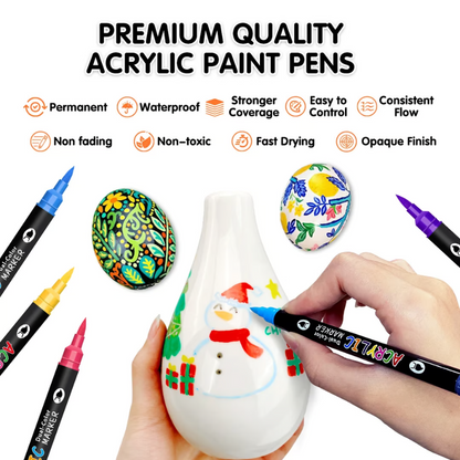 ColorCraft – Dual-Tip-Acrylmarker für Präzisionskunst