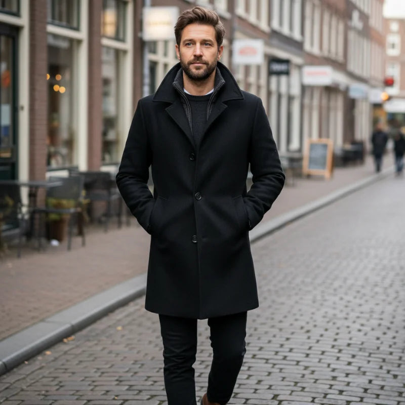 PEAKY™ | Zweiteiliger Herrenmantel für Stil und Wärme