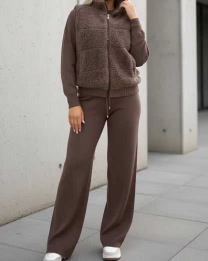 Nuvia™ – Conjunto de salón Cozy Chic de 3 piezas