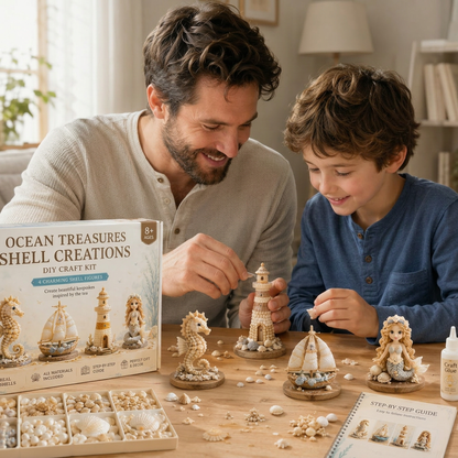 Shellora – Kit de manualidades creativo de conchas marinas