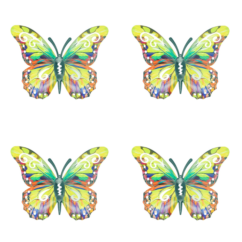 Butteriva – Arte de pared de mariposa metálica