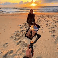 VibeShot: estabilizador con inteligencia artificial y seguimiento inteligente