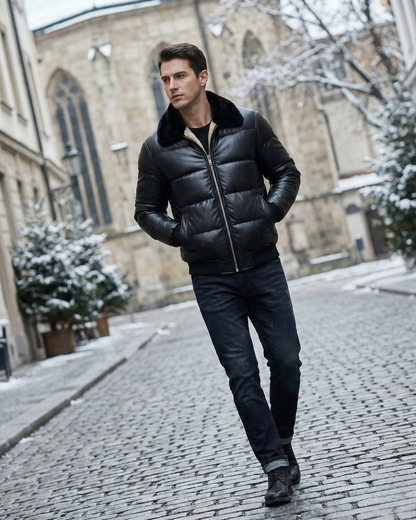 Frosten™ – Winterjacke mit Sherpa-Futter für Komfort bei extremer Kälte