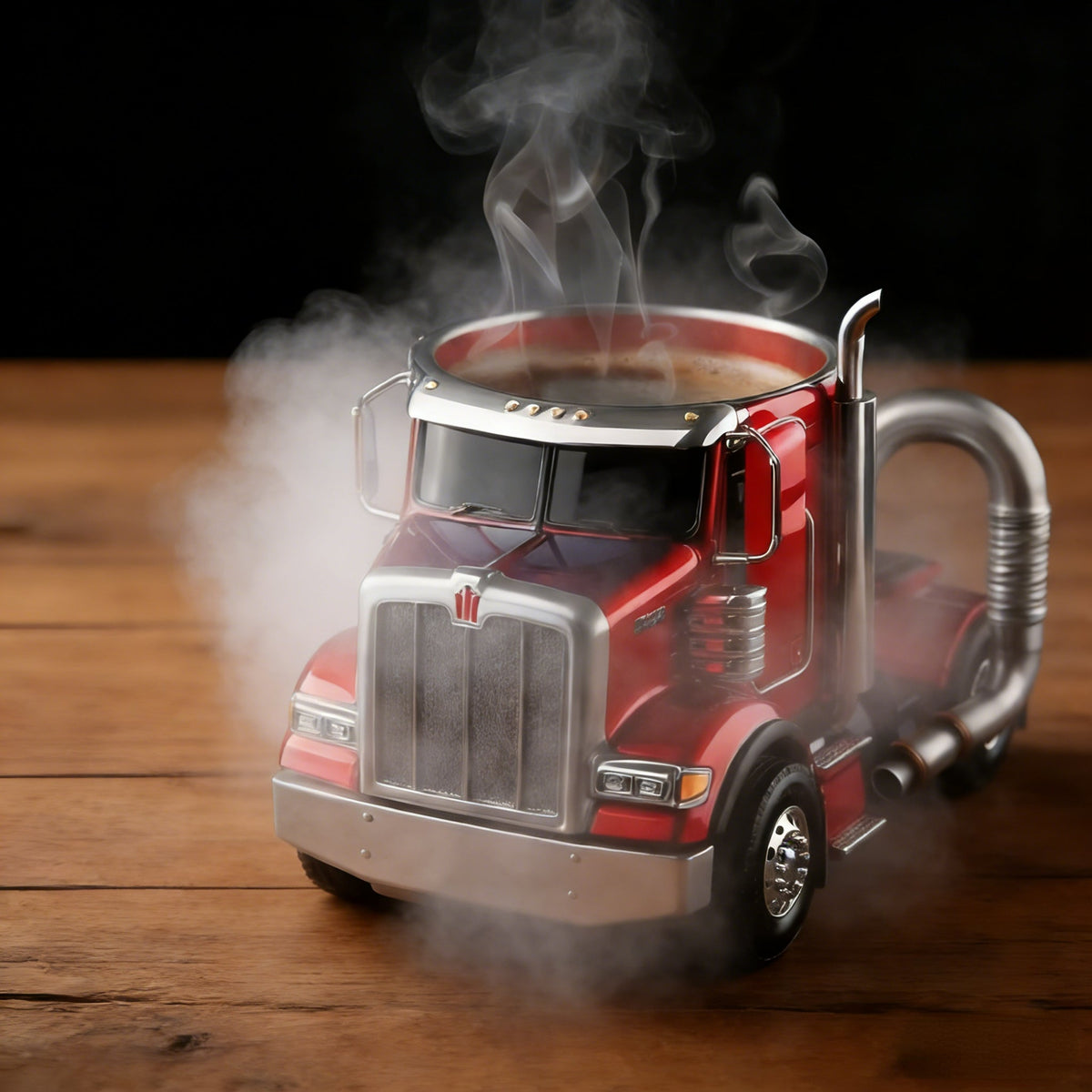 RoadKing Mug – Experiencia de café para semirremolques