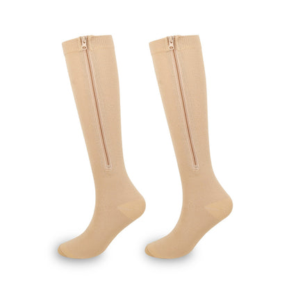ZipFit – Calcetines de compresión deportivos con cremallera