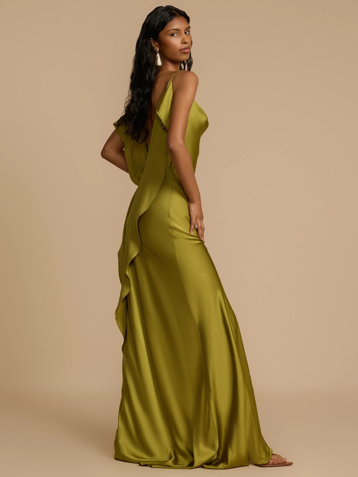 VelvetGrace – Vestido maxi con abertura de comodidad elegante