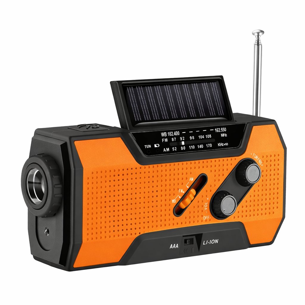 PowerCast Elite – Radio de emergencia 4 en 1