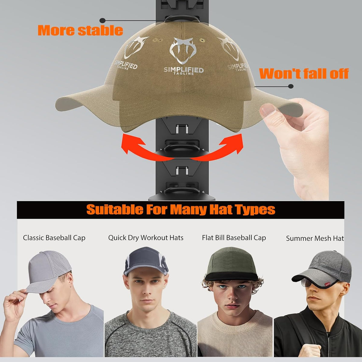 CapKeeper – Nuevo organizador de gorras de béisbol