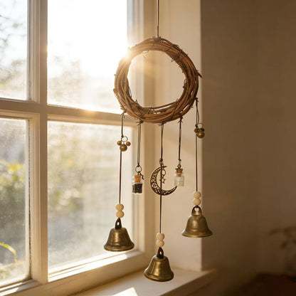 MystiBell – Campana colgante bohemia para puerta