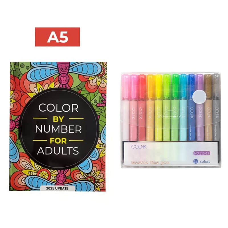 QuietCanvas – Libro para colorear terapéutico para adultos