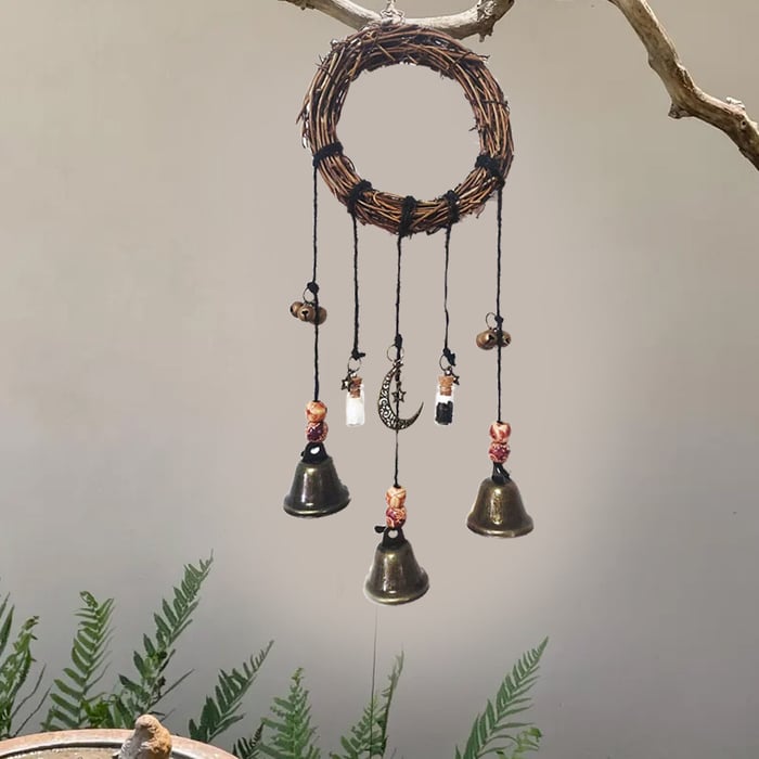 MystiBell – Campana colgante bohemia para puerta