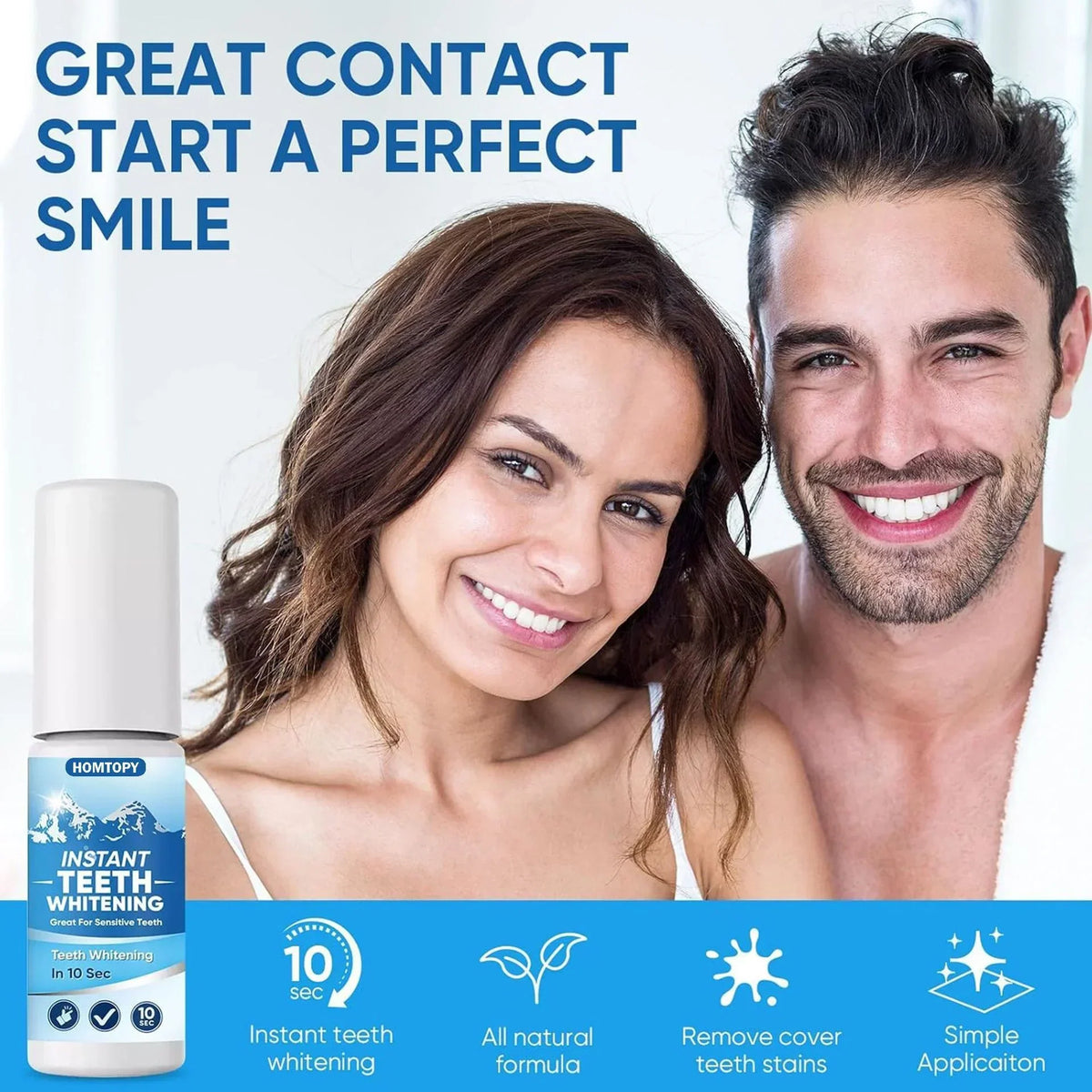 SmileBright- Pigmento Blanqueador Dental Instantáneo