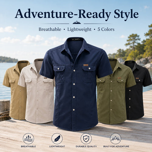 BreezeWear – Atmungsaktives Outdoor-Hemd