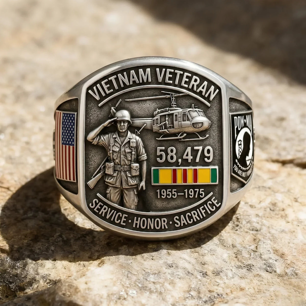 HonorRing - Anillo conmemorativo en homenaje a los veteranos de Vietnam