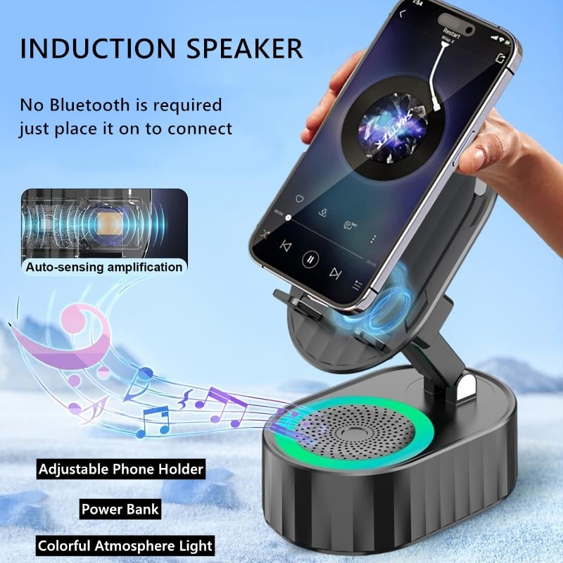 VibeDock – Soporte para celular con amplificador de sonido