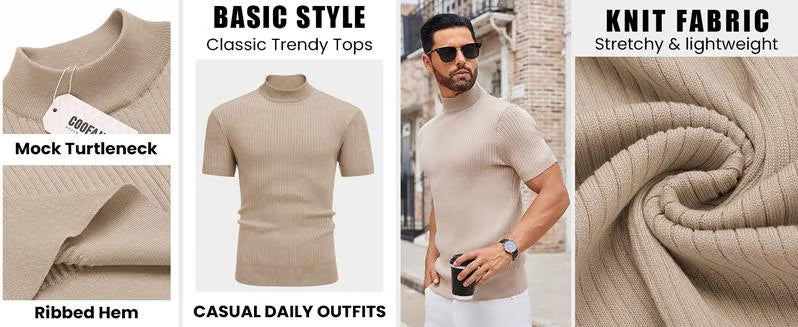 UrbanCore – Herren-Rollkragenpullover