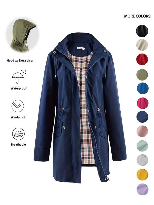 Rainelle – Chaqueta cortavientos con capucha