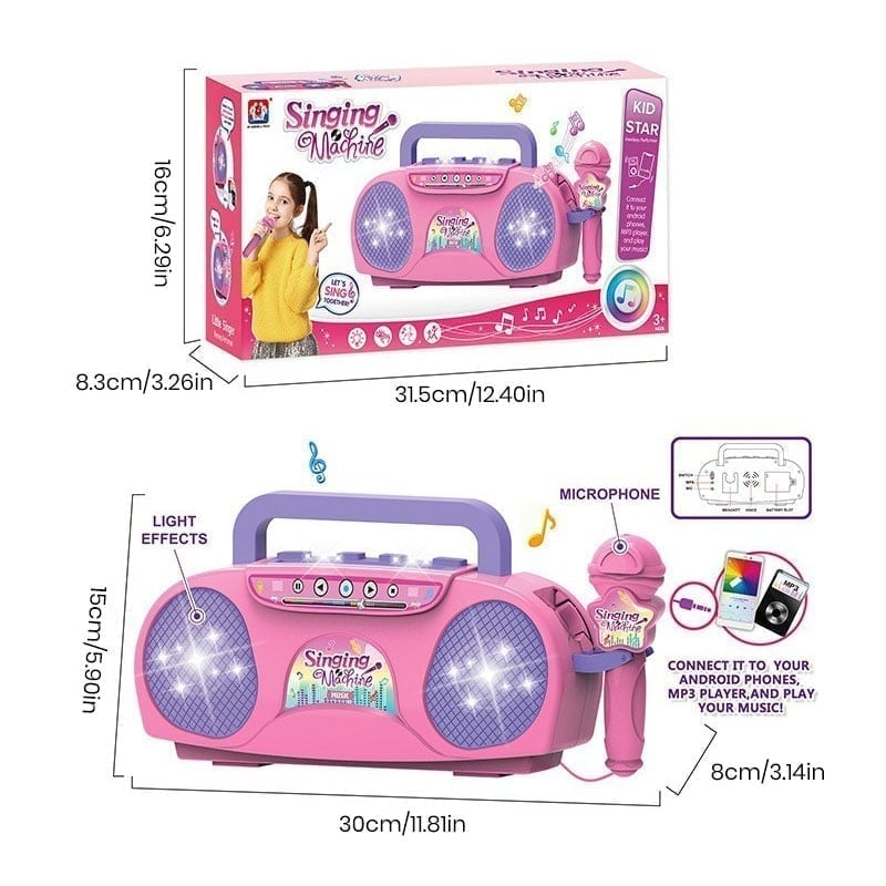 FunVoice – Micrófono para niños con soporte estable
