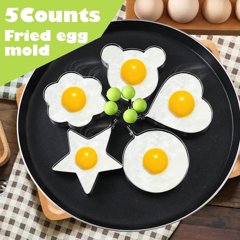 YolkMaster – Set mit Eierring-Formen in verschiedenen Ausführungen