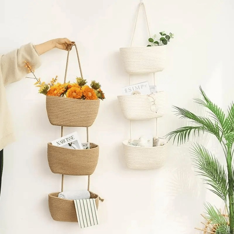 OrganizePro – Organizador colgante decorativo de 3 niveles