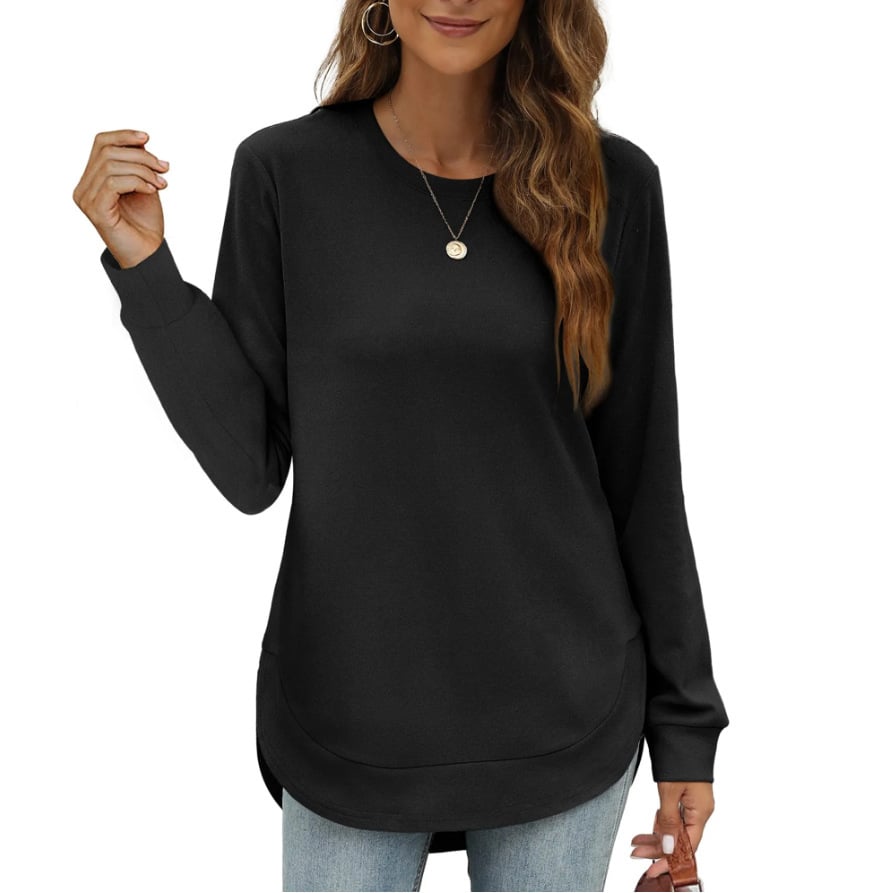 CurveFit – Weiches Crewneck-Sweatshirt für ganztägigen Tragekomfort