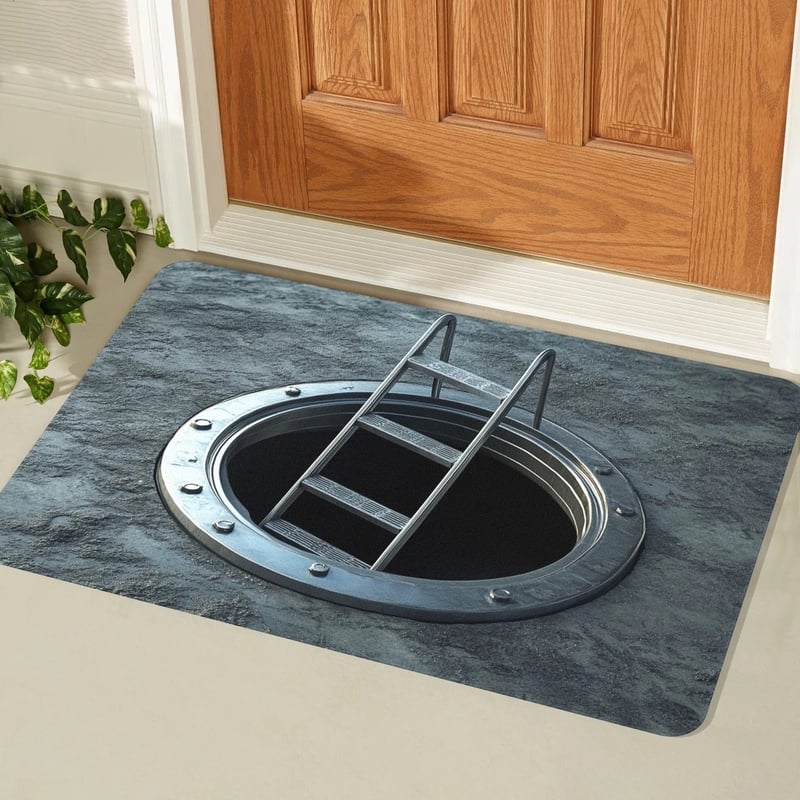 DepthDoor – 3D-Illusions-Fußmatte