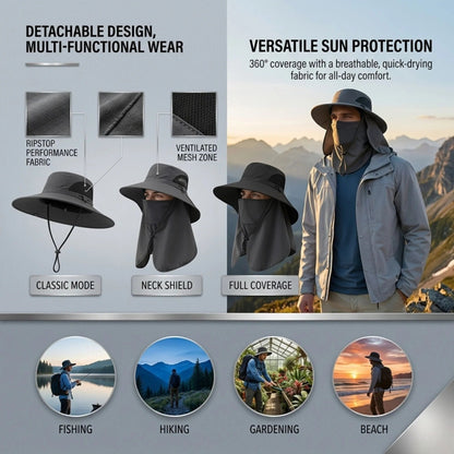 CatchSafe – Allwetter-Gesichts- und Nackenschutz zum Angeln
