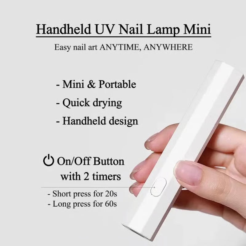 TitanHold – Kit de adhesivo UV sólido para uñas