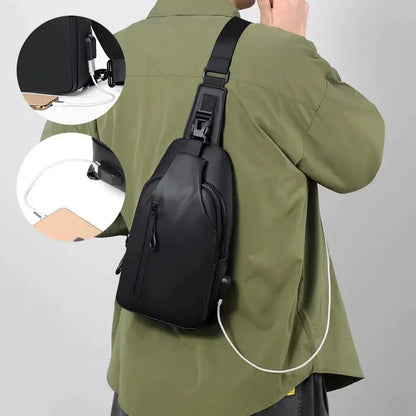 SyncPack™ – Wasserdichte Umhängetasche mit USB-Anschluss