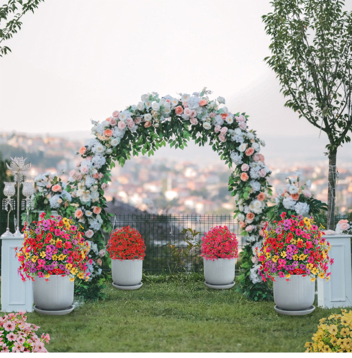 VividPetals – Allwetter-Blumenset
