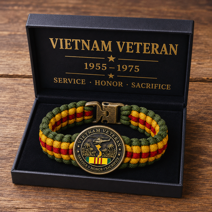 BraveBond – Vietnam-Veteran-Tribut-Überlebensarmband