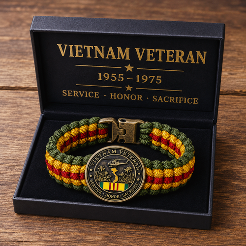 BraveBond – Vietnam-Veteran-Tribut-Überlebensarmband