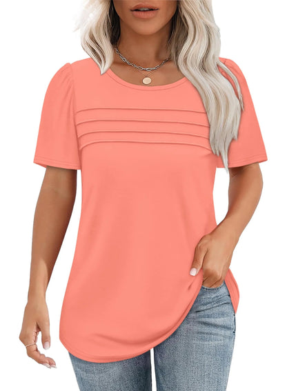 AirSilk – Camiseta de moda plisada ligera