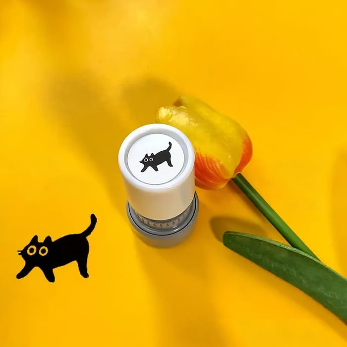 MeowMark – Juego de sellos con patrón de gatos