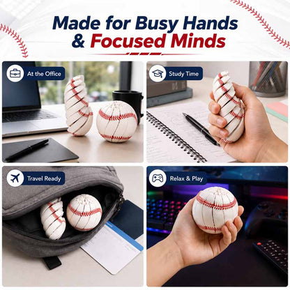 GripBall – Béisbol antiestrés inquieto