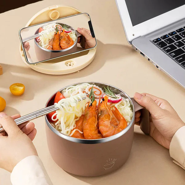 SteamCore – Tazón de Fideos de Acero Inoxidable
