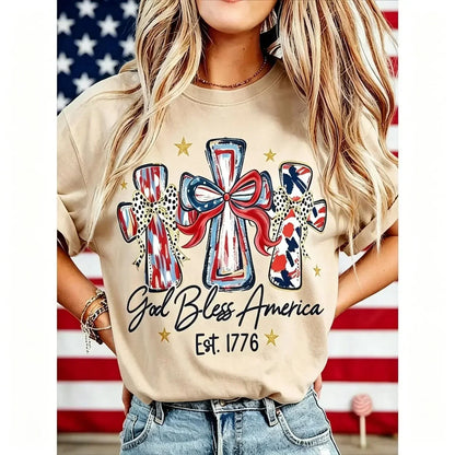 GodBless – Camiseta vintage de mujer del 250.º aniversario